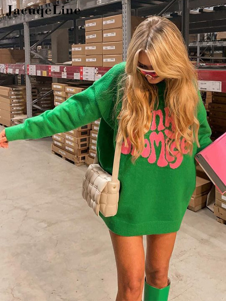 SHRUMI Pinky Promise Pullover Crewneck Sweater Sweatshirt
