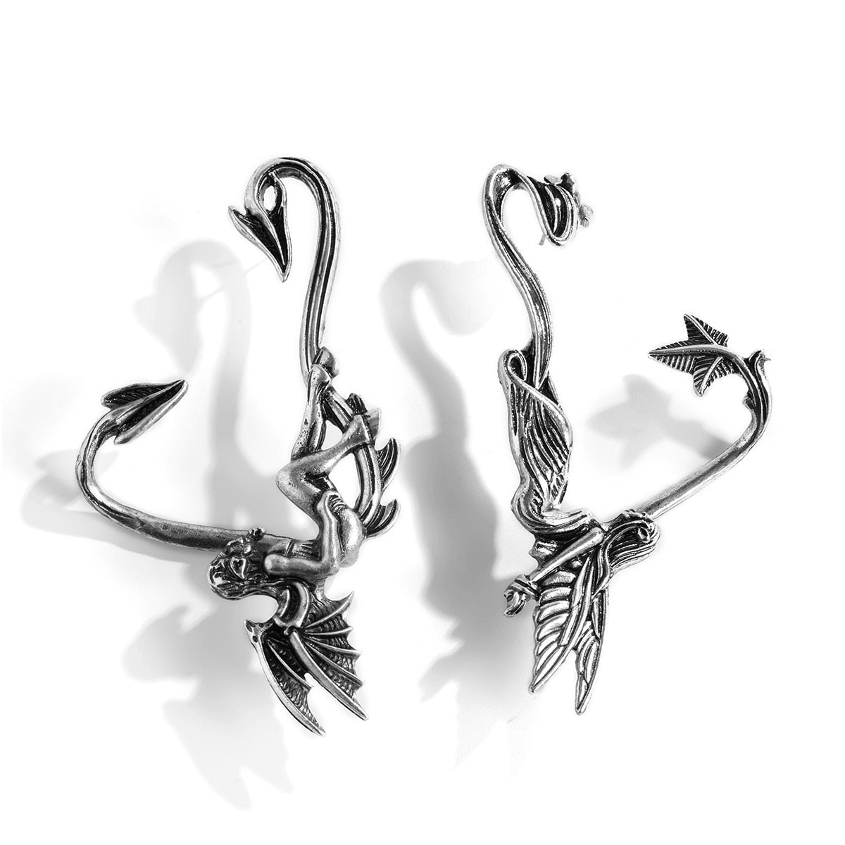 METAPIXEL Creature Punk Wrap Cartilage Earrings Jewelry Unique Accessories