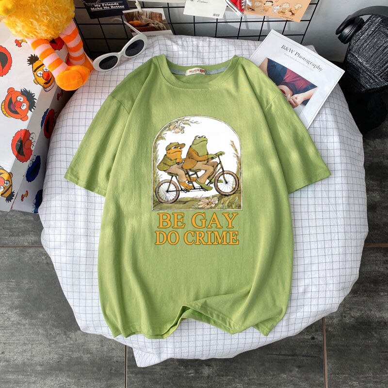 Be Gay Do Crime Frog And Toad Yass Froggy T-shirt