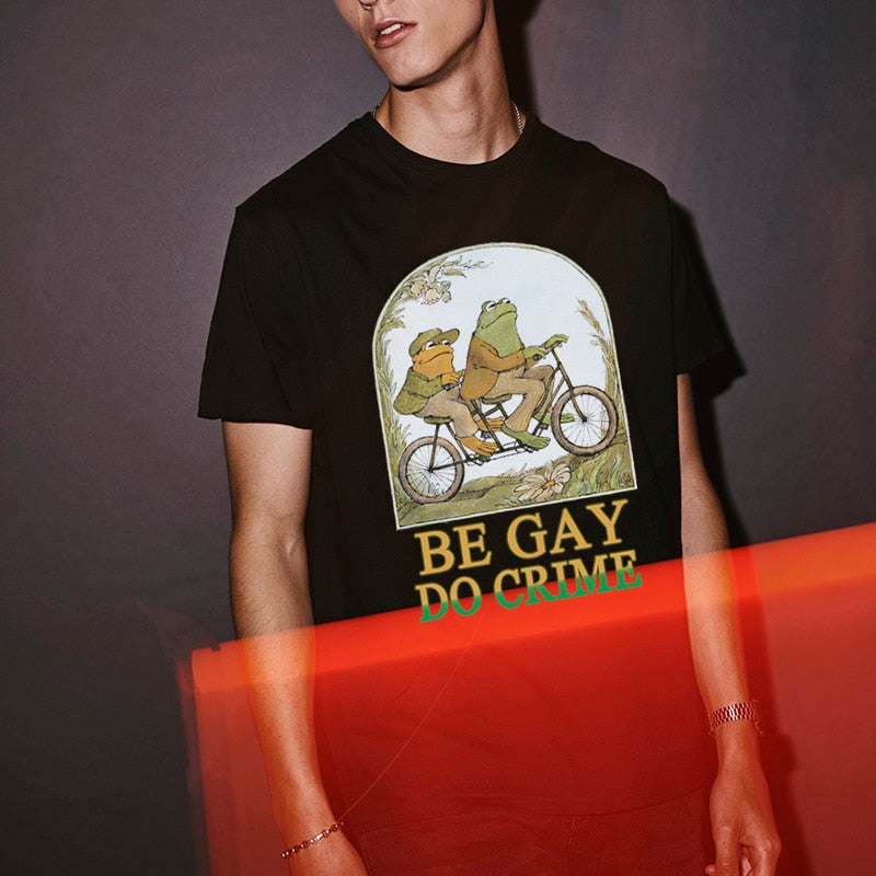 Be Gay Do Crime Frog And Toad Yass Froggy T-shirt