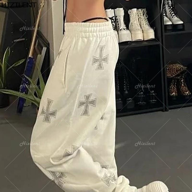 Rhinestone Sweatpants Streetwear Set