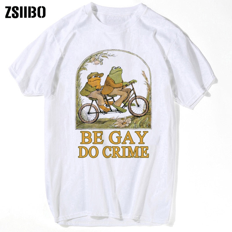 Be Gay Do Crime Frog And Toad Yass Froggy T-shirt