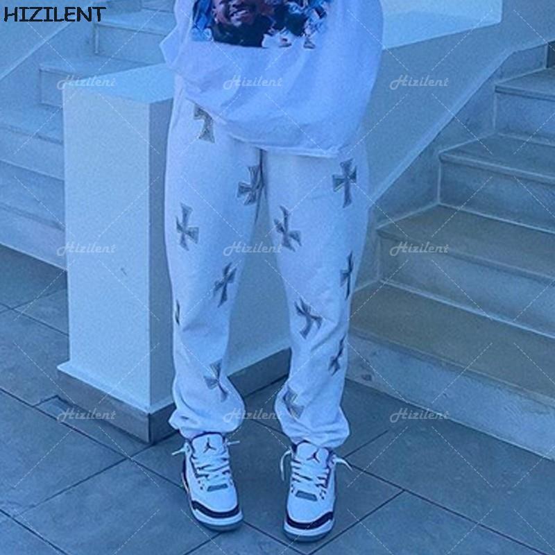 Rhinestone Sweatpants Streetwear Set