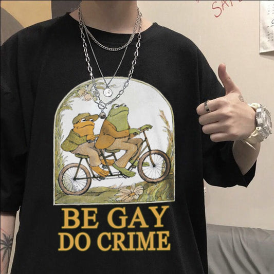 Be Gay Do Crime Frog And Toad Yass Froggy T-shirt