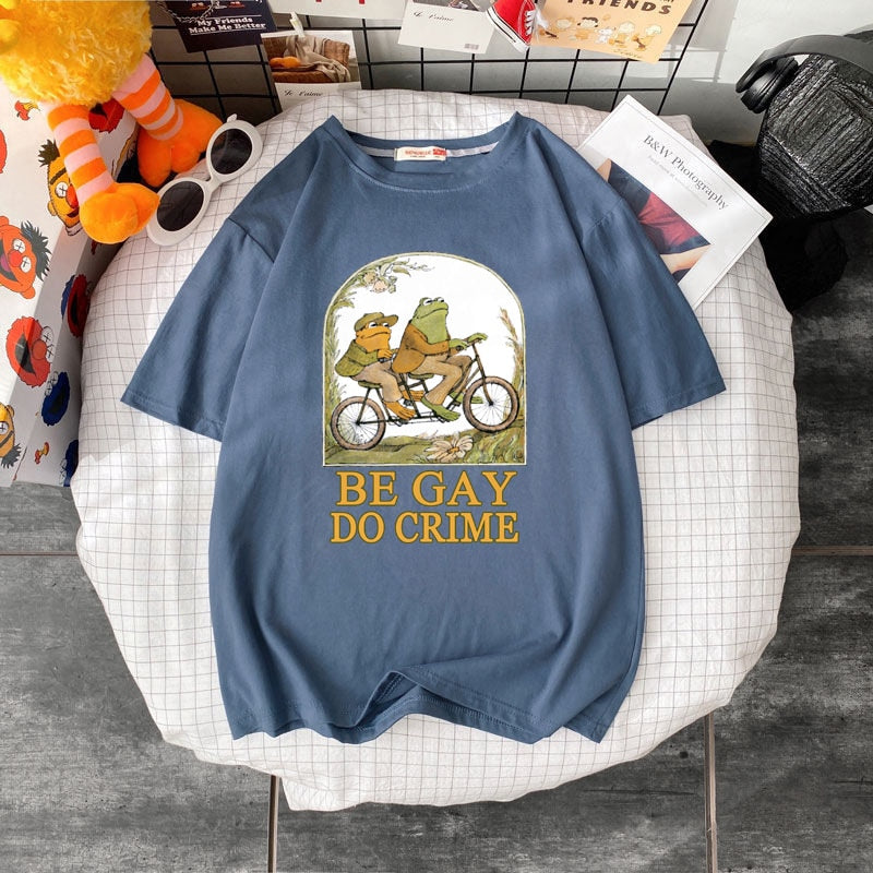 Be Gay Do Crime Frog And Toad Yass Froggy T-shirt