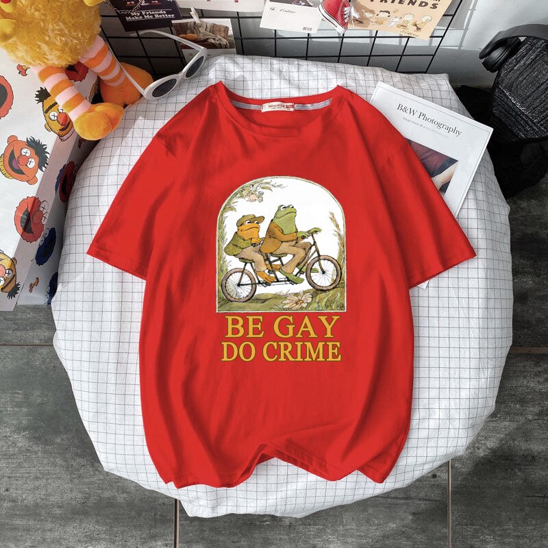 Be Gay Do Crime Frog And Toad Yass Froggy T-shirt