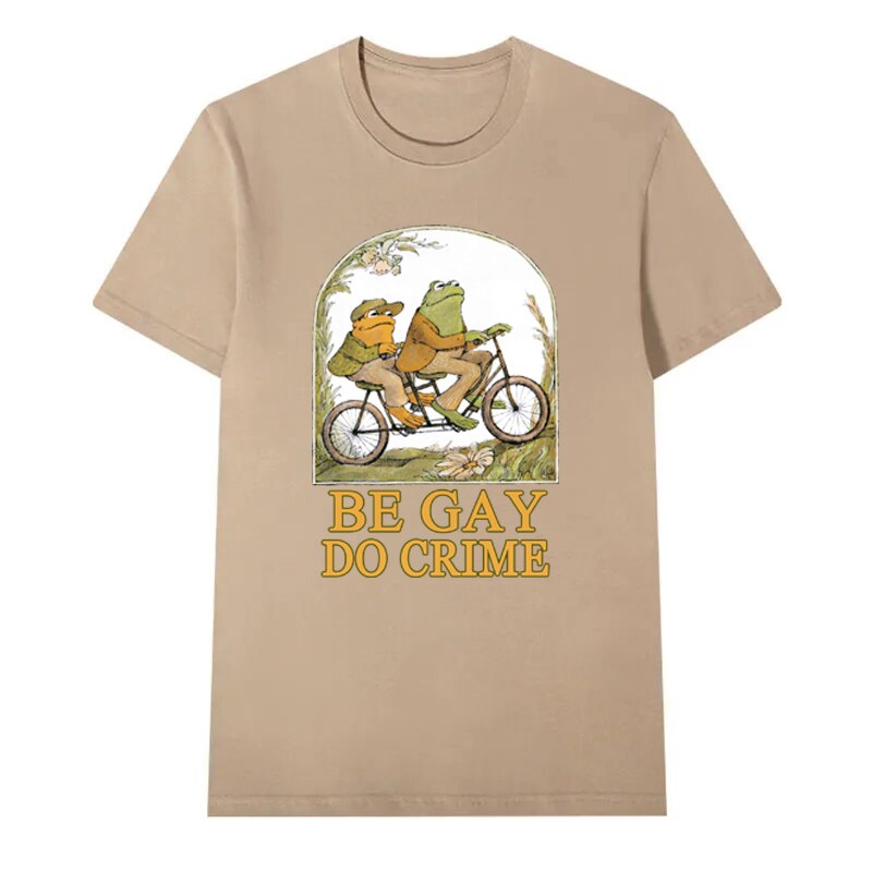 Be Gay Do Crime Frog And Toad Yass Froggy T-shirt